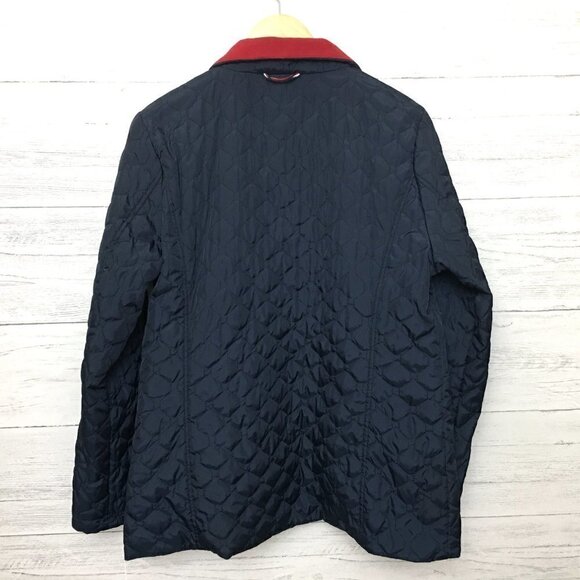 Tommy Hilfiger Women's Red Coat 3 in 1 All Weather System Jacket Hooded Logo L - Picture 5 of 13